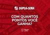com quantos pontos ganha na Dupla Sena