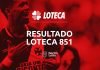 resultado loteca 851