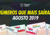 Os números que mais saíram nas loterias no mundo (Agosto/2019)