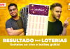 Resultados Lotofácil 2421 | Quina 5753 | Dupla Sena 2321 e outras (Loterias Caixa ao vivo) | 13/01