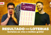 Resultado Lotofácil 2437 | Dupla Sena 2329 | Quina 5769 e outras (Loterias Caixa ao vivo) | 01/02