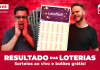 Resultado Lotofácil 2443 | Dupla Sena 2332 | Quina 5775 e outras (Loterias Caixa ao vivo) | 08/02