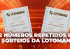Lotomania com 12 números repetidos em 2 sorteios!